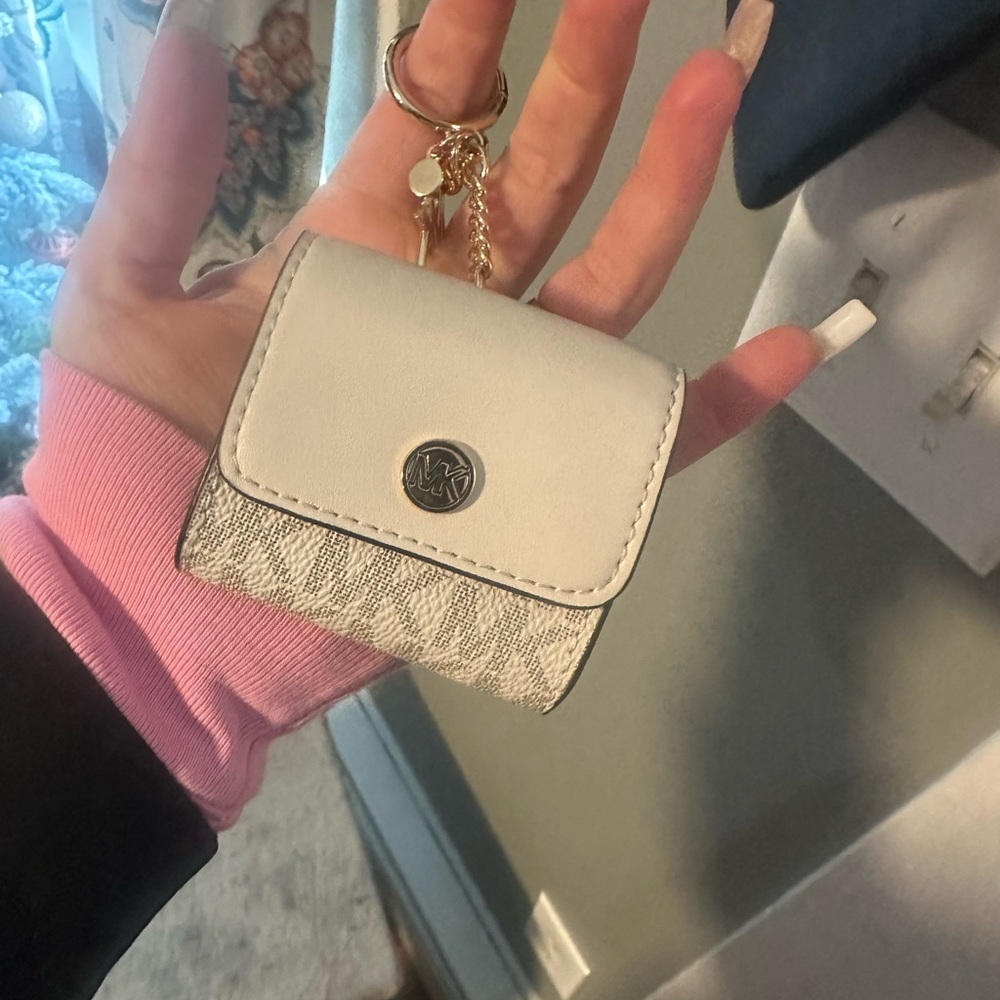 Michael Kors logo clip case for apple AirPods